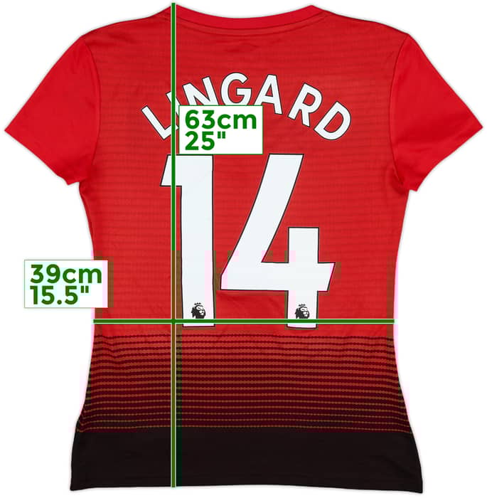 2018-19 Manchester United Home Shirt Lingard #14 (Women's S)