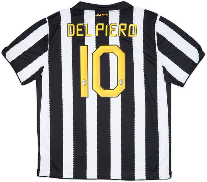 2010-11 Juventus Home Shirt Del Piero #10 (XXL)