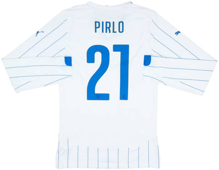 2014-15 Italy Player Issue ACTV Away L/S Shirt Pirlo #21 (XXL)