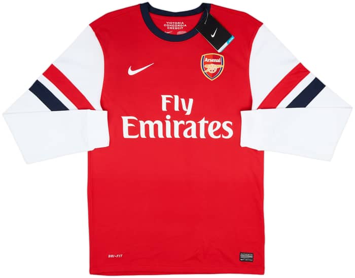 2012-14 Arsenal Home L/S Shirt Giroud #12 (S)