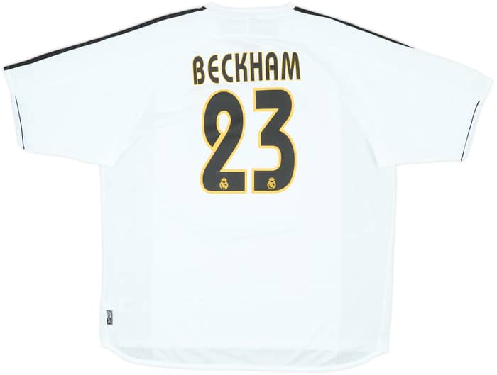 2003-04 Real Madrid Home Shirt Beckham #23 (XL)