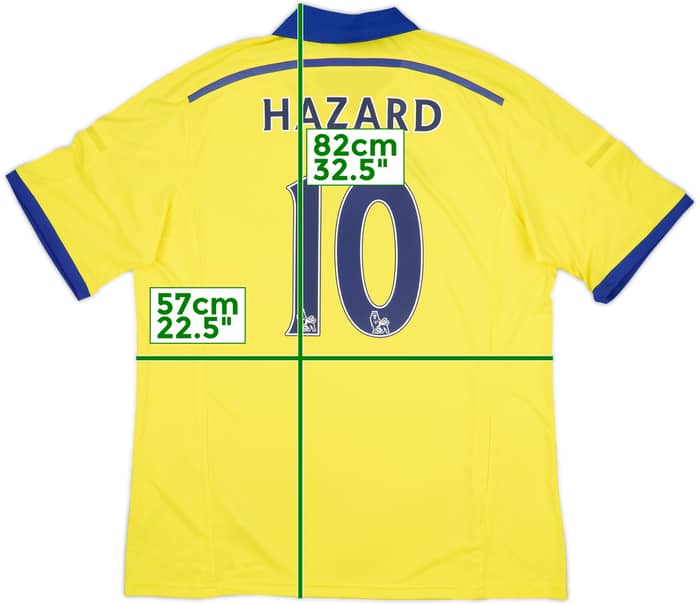 2014-15 Chelsea Away Shirt Hazard #10 (XL)