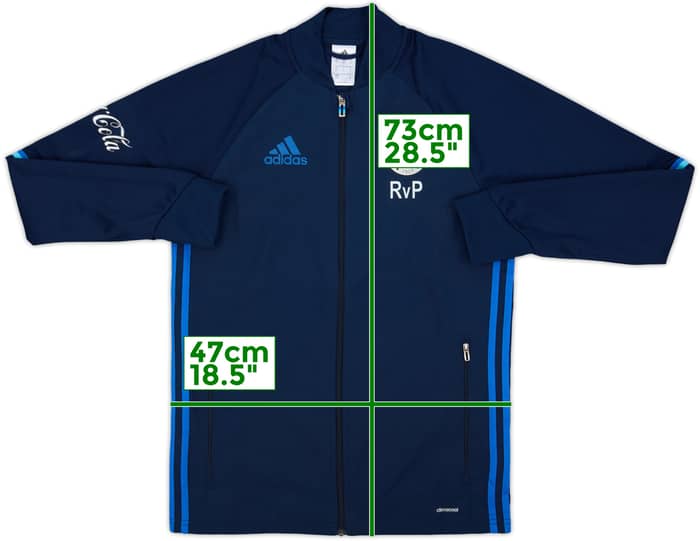 2015-16 Fenerbahce adidas Chaqueta de chándal - 8/10 - (S)
