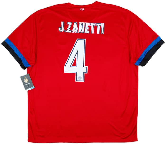 2012-13 Inter Milan Away Shirt J. Zanetti #4 (XXL)