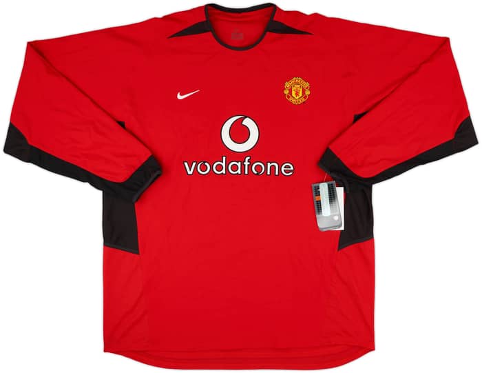 2002-04 Manchester United Home L/S Shirt Ronaldo #7 (XXL)