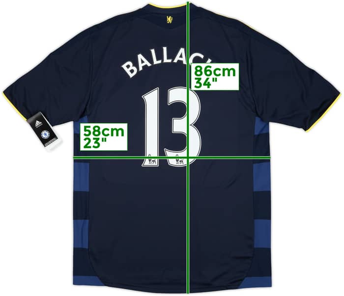 2009-10 Chelsea Away Shirt Ballack #13 (L)