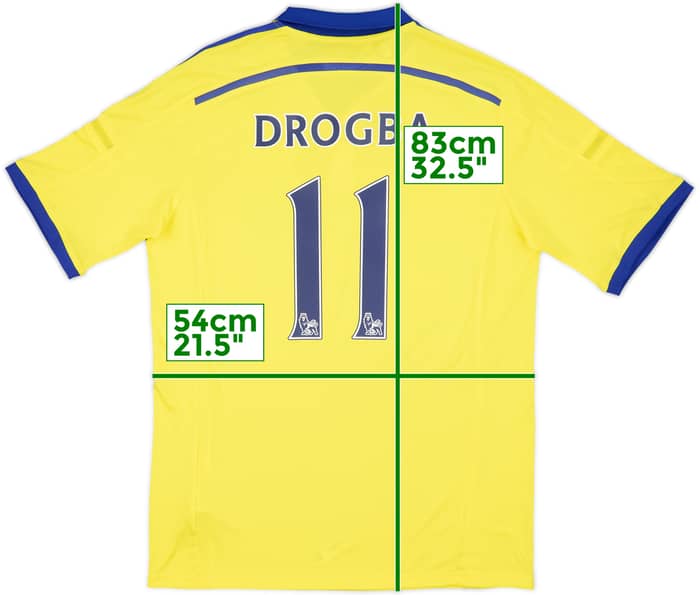 2014-15 Chelsea Away Shirt Drogba #11 (L)