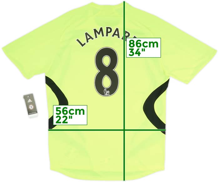 2007-08 Chelsea Away Shirt Lampard #8 (L)