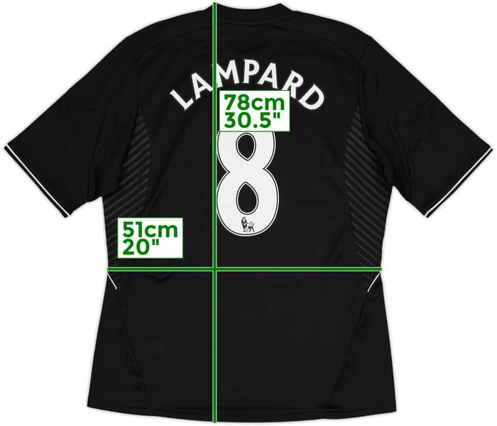 Camiseta de la tercera equipación del Chelsea 2013-14 Lampard #8 - 9/10 - (L)