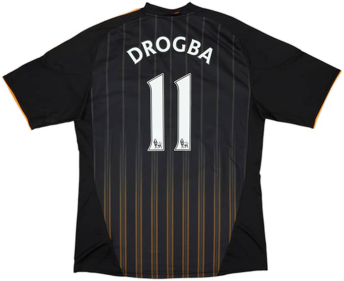 Camiseta de visitante del Chelsea 2010-11 Drogba #11 (L)