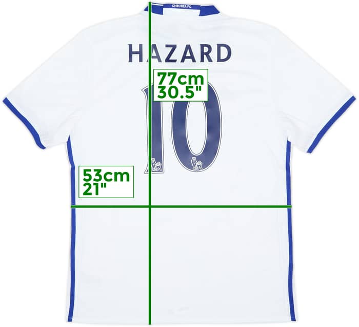 2016-17 Chelsea Third Shirt Hazard #10 (L)