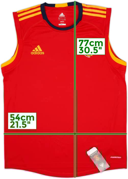 2009-10 Spain adidas Formotion Training Vest (L/XL)