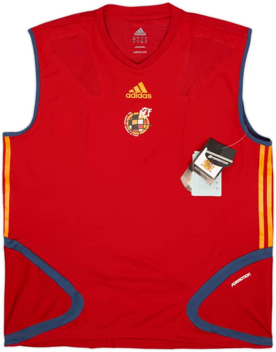 2004-06 Spain Player Issue adidas Training Vest (L/XL)