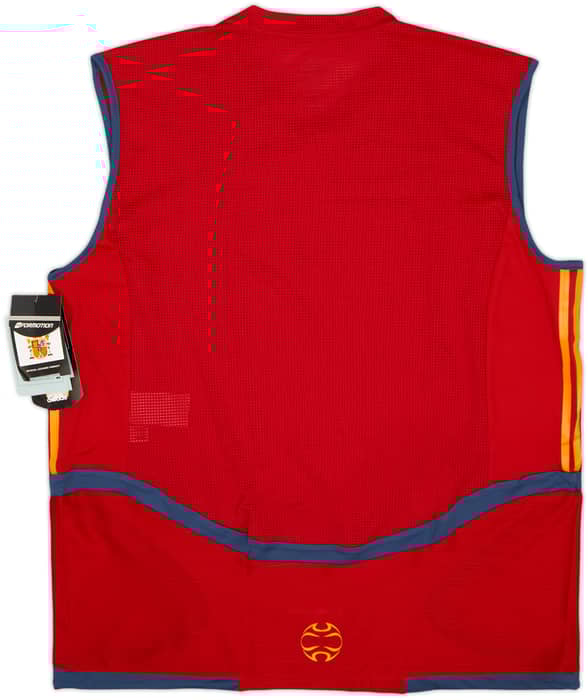 2004-06 Spain Player Issue adidas Training Vest (L/XL)