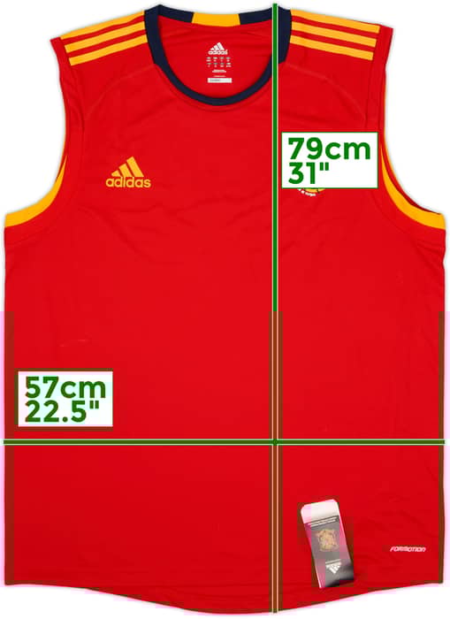 2009-10 Spain adidas Formotion Training Vest (XXL)