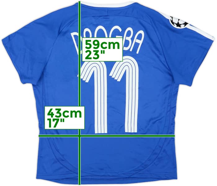 2006-08 Chelsea Home Shirt Drogba #11 (Women's L)