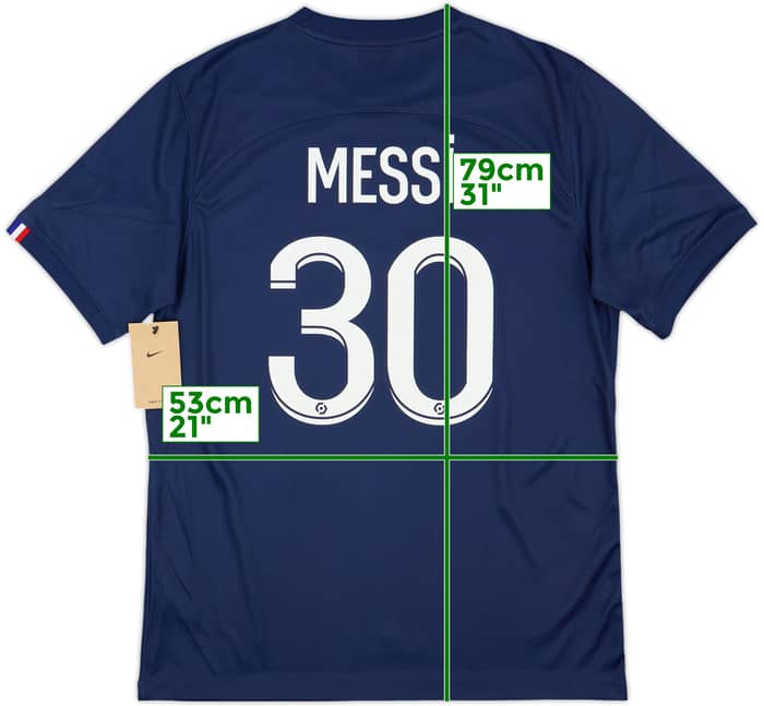 2022-23 Paris Saint-Germain Home Shirt Messi #30 (L)