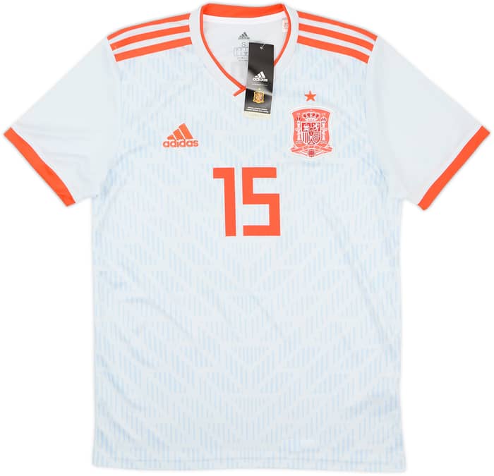 2018-19 Spain Away Shirt Ramos #15 (S)
