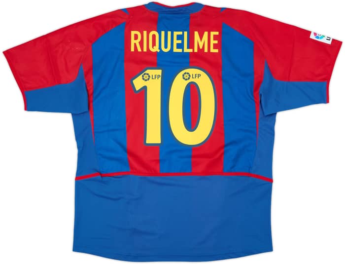 2002-03 Barcelona Home Shirt Riquelme #10 (XL)
