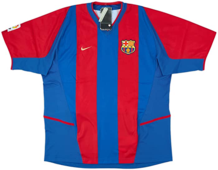 2002-03 Barcelona Home Shirt Riquelme #10 (XL)