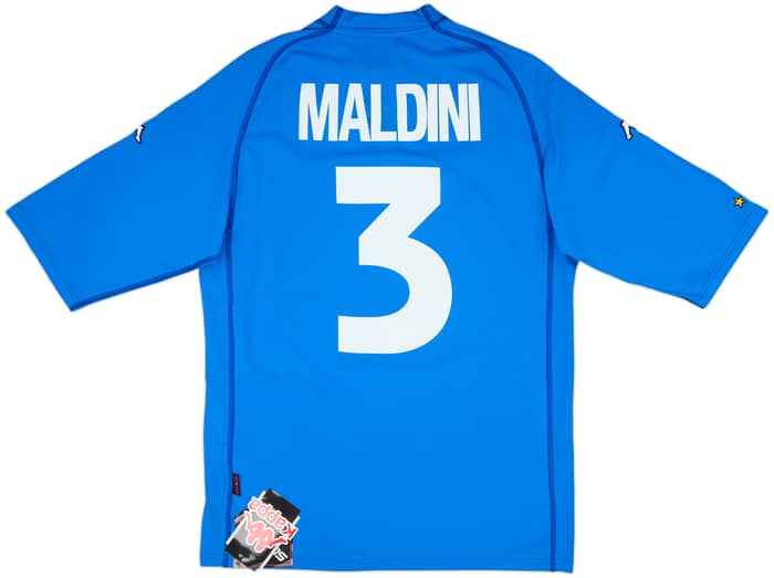 2000-01 Italy Home Shirt Maldini #3 (XXL)