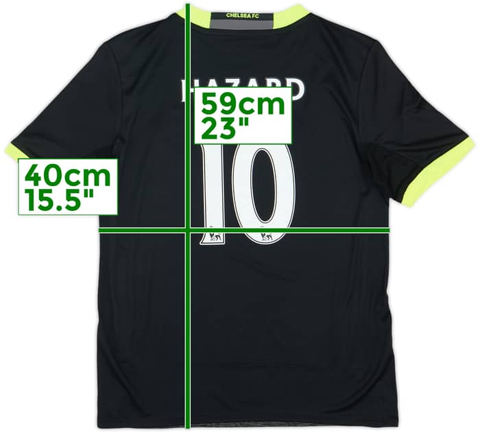 2016-17 Chelsea Away Shirt Hazard #10 (M.Boys)