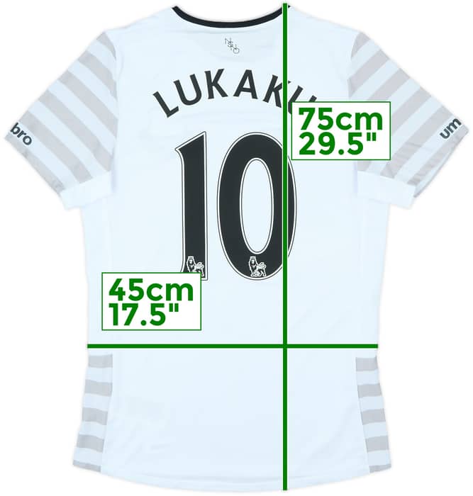 2015-16 Everton Away Shirt Lukaku #10 (S)
