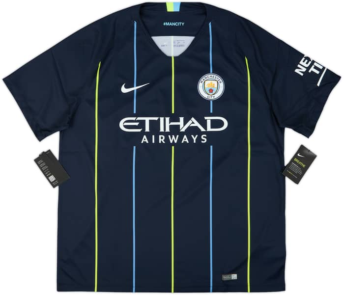 2018-19 Manchester City Away Shirt Kompany #4 (XL)
