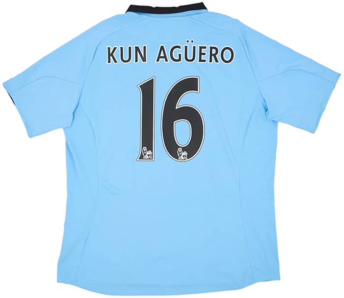 2012-13 Manchester City Home Shirt Kun Aguero #16 (XL)
