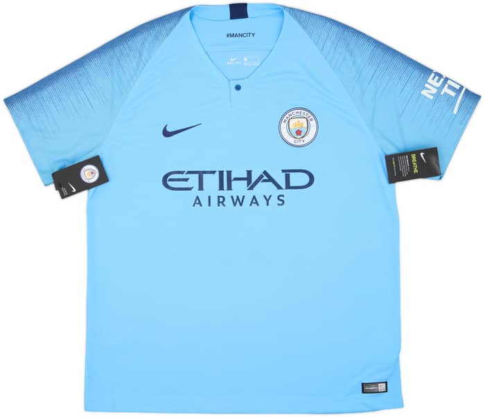 2018-19 Manchester City Home Shirt Kun Aguero #10 (XL)