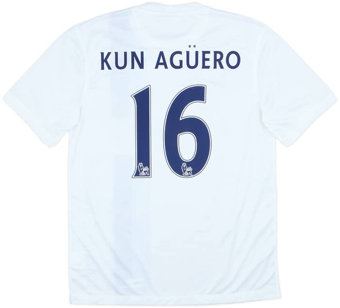 2013-14 Manchester City Third Shirt Kun Aguero #16 (M)