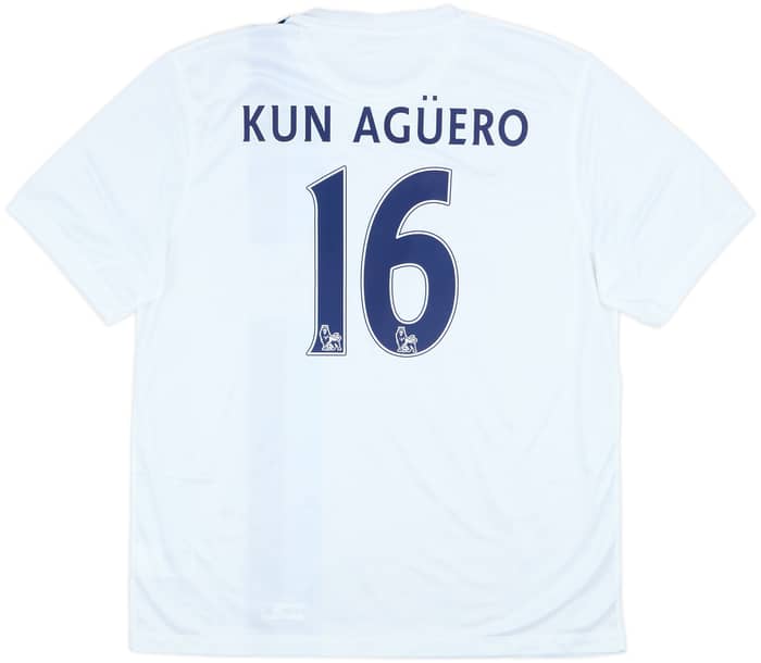 2013-14 Manchester City Third Shirt Kun Aguero #16 (XL)
