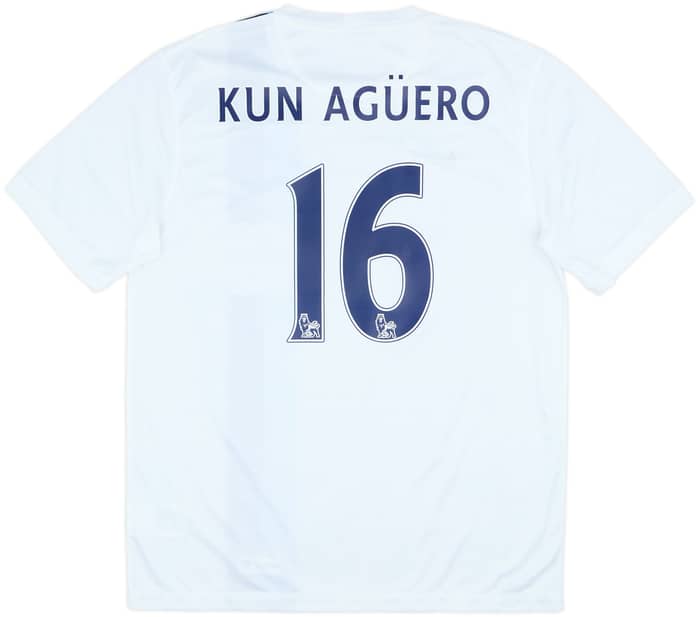 2013-14 Manchester City Third Shirt Kun Aguero #16 (L)