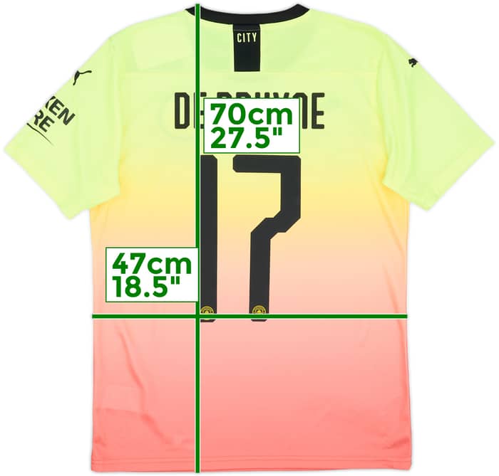 2019-20 Manchester City Third Shirt De Bruyne #17 (S)