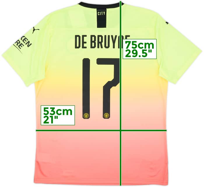 2019-20 Manchester City Third Shirt De Bruyne #17 (L)
