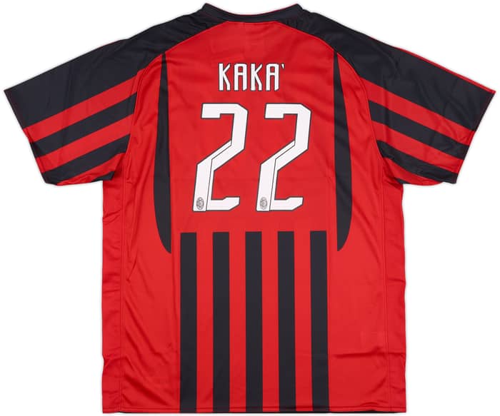 2007-08 AC Milan Home Leisure Shirt Kaka #22 (L)