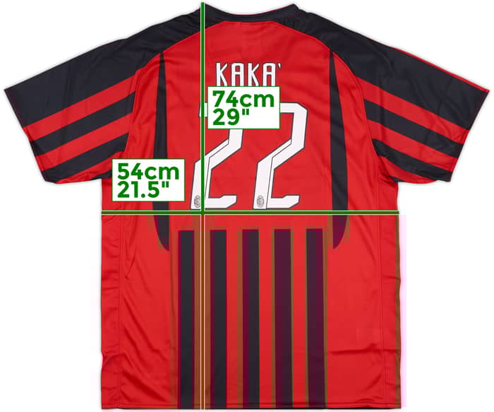 2007-08 AC Milan Home Leisure Shirt Kaka #22 (L)