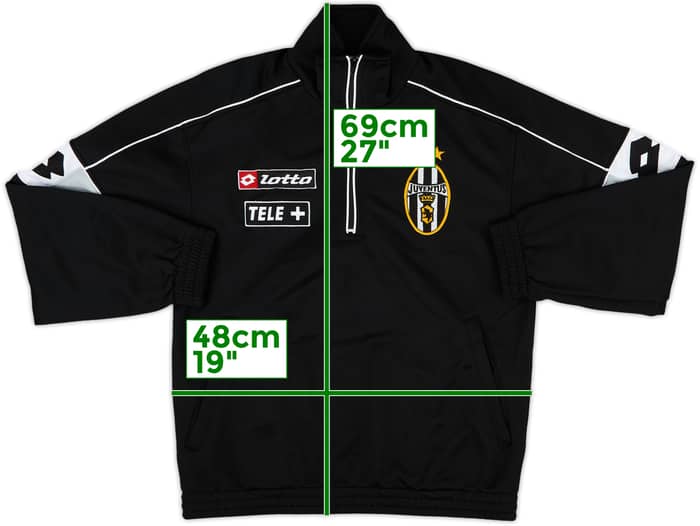 2000-01 Juventus Lotto 1/4 Zip Drill Top - 8/10 - (S)