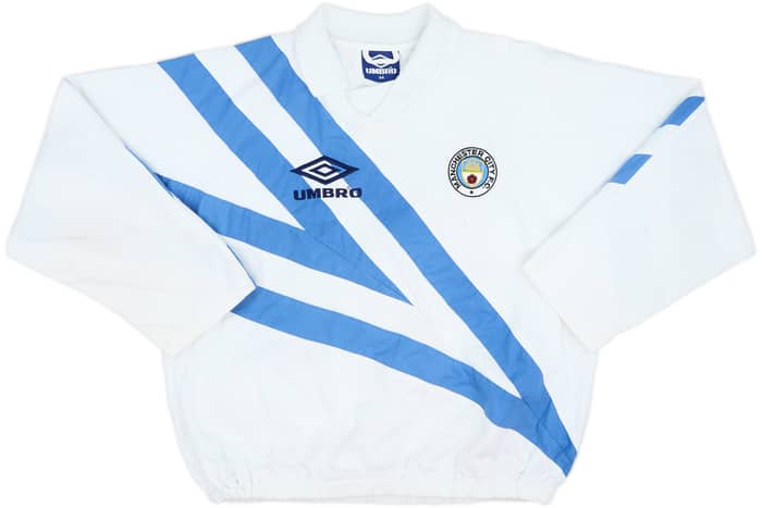 1991-93 Manchester City Umbro Drill Top - 7/10 - (M)