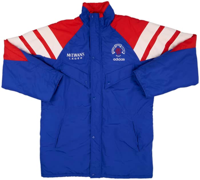 1992-94 Rangers adidas Padded Bench Coat - 8/10 - (L)