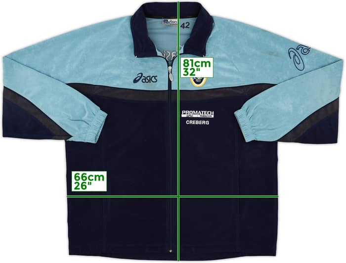1995-97 Atalanta Asics Track Jacket - 5/10 - (XL)