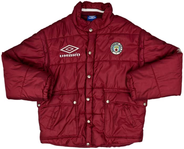 1995-96 Manchester City Umbro Padded Bench Coat - 8/10 - (L)