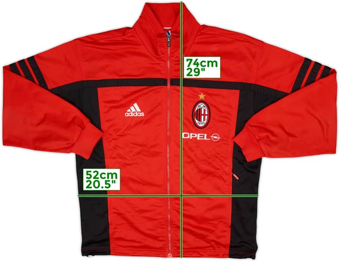 2000-01 AC Milan adidas Track Jacket - 9/10 - (S)