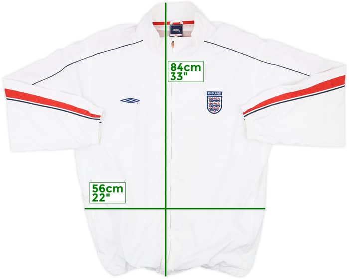 2004-06 England Umbro Track Jacket - 8/10 - (XL)