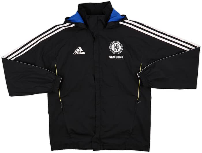 2011-12 Chelsea adidas Hooded Rain Jacket - 7/10 - (S)