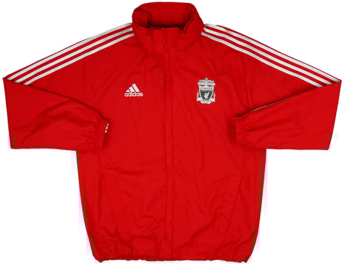 2011-12 Liverpool adidas Hooded Rain Jacket - 9/10 - (L/XL)