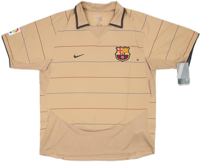 2003-05 Barcelona Away Shirt Ronaldinho #10 (L)