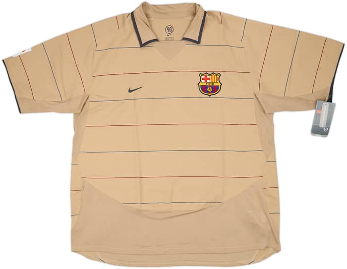 2003-05 Barcelona Away Shirt Ronaldinho #10 (XXL)