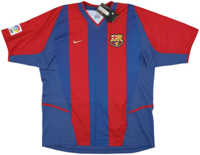 2002-03 Barcelona Home Shirt Riquelme #10 (XL)