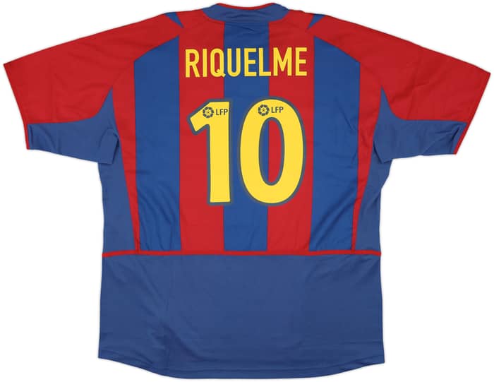 2002-03 Barcelona Home Shirt Riquelme #10 (XXL)